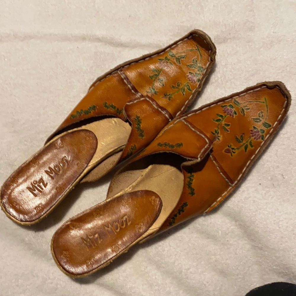 Miz Mooz leather 8, mule. No box or dustbag
